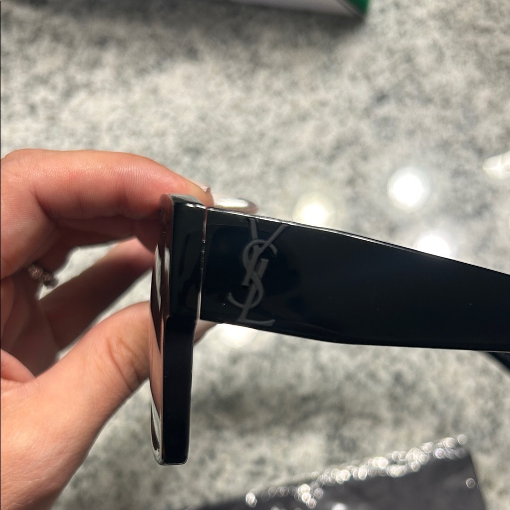 Saint Laurent Glossy Black Sunglasses